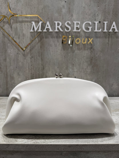 CLUTCH LISCIA BIANCO