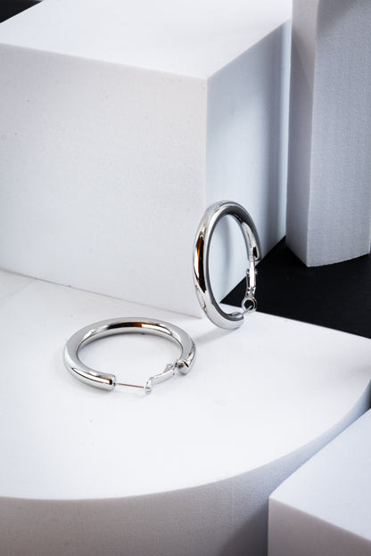 CERCHI A TUBO ARGENTO 40 mm