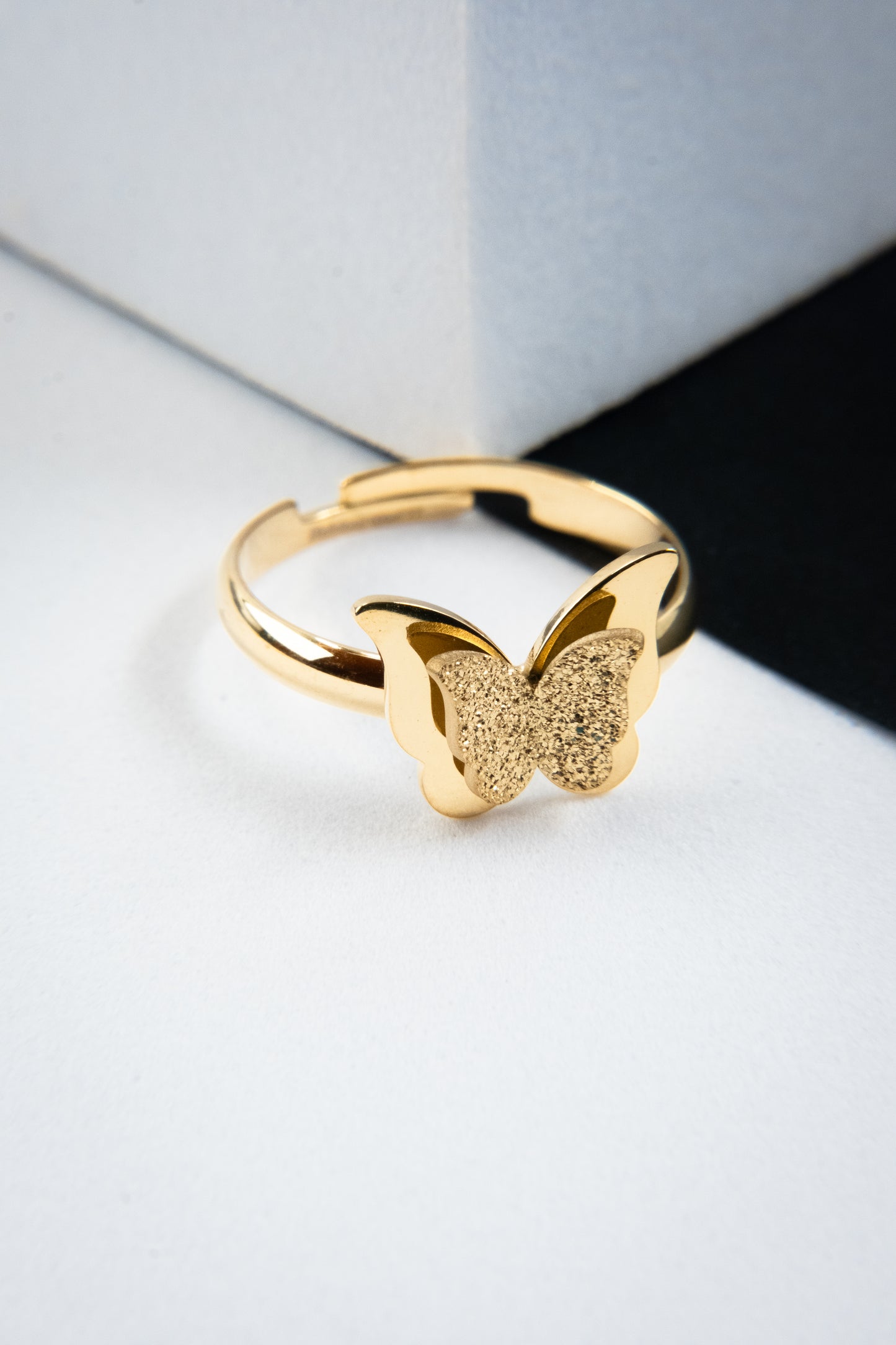 ANELLO FARFALLA 3D ORO