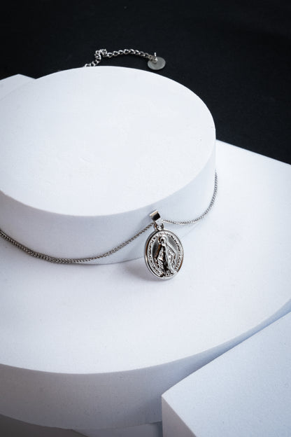 COLLANA MADONNA ARGENTO