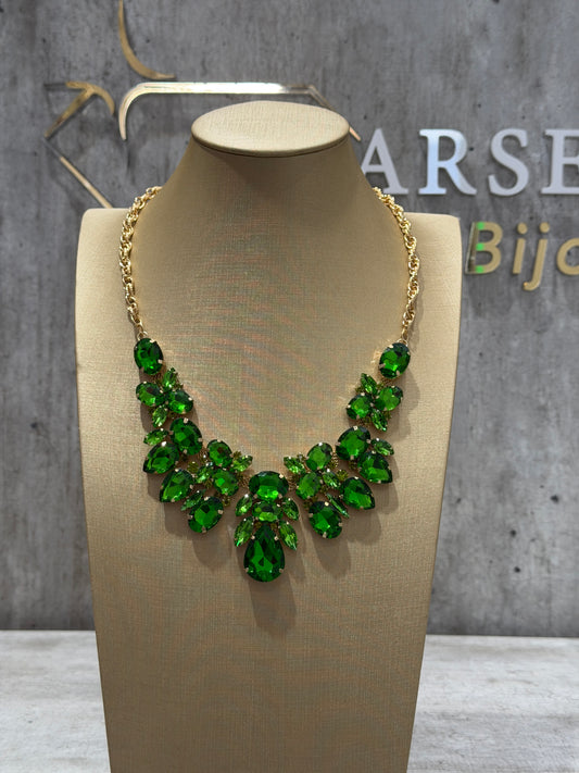 COLLANA FASHION VERDE CHIARO