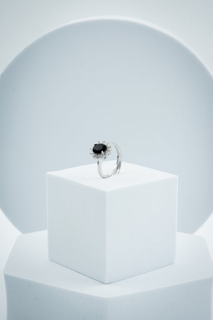 ANELLO KATE ARGENTO & NERO