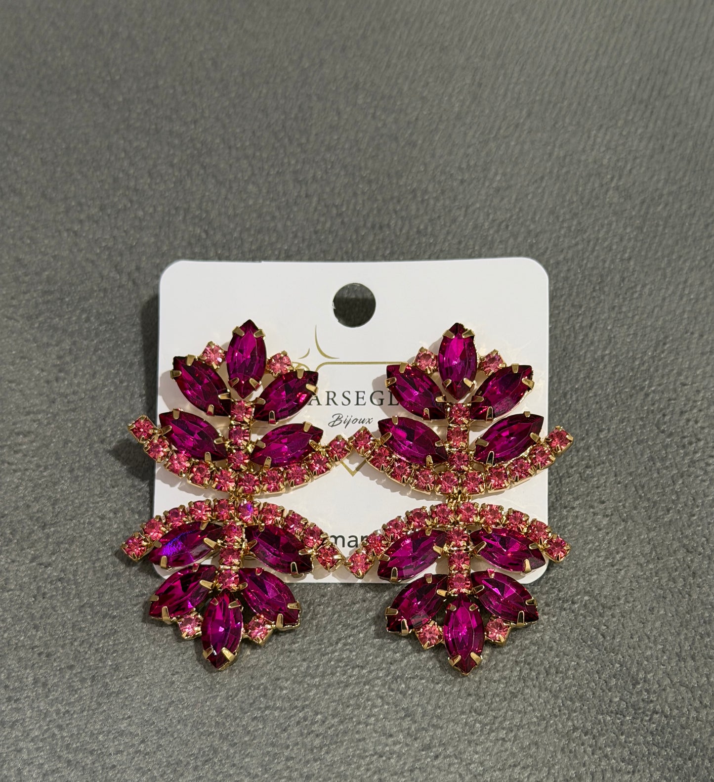 ORECCHINI FASHION FUCSIA