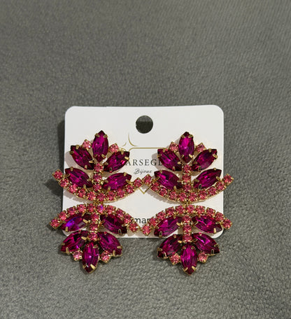 ORECCHINI FASHION FUCSIA