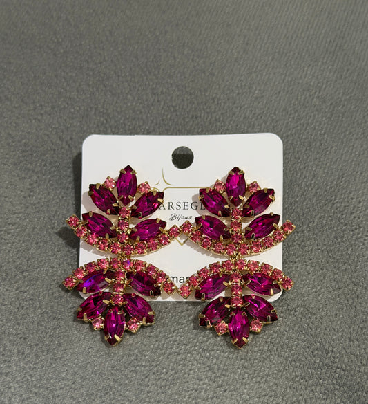 ORECCHINI FASHION FUCSIA