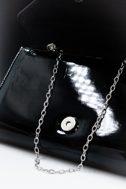 POCHETTE IN VERNICE NERA