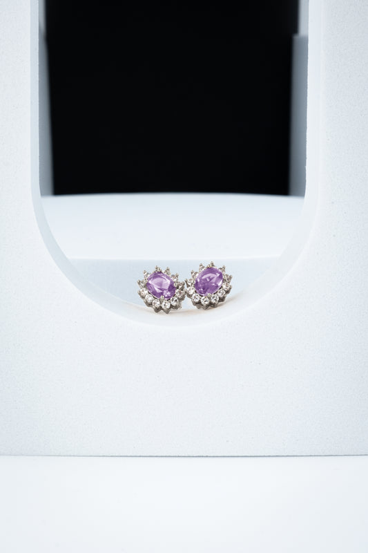 ORECCHINI KATE ARGENTO & VIOLA