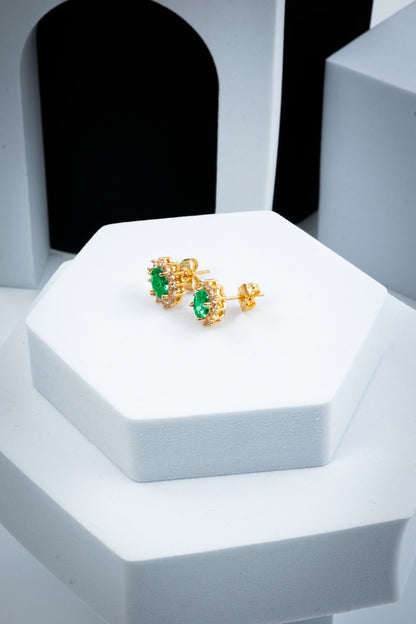 Completo "Kate" 4 pezzi: Oro e Verde