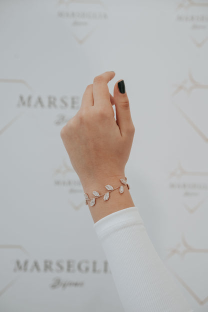 Completo "Tiffany" 3 pezzi colore oro rosa