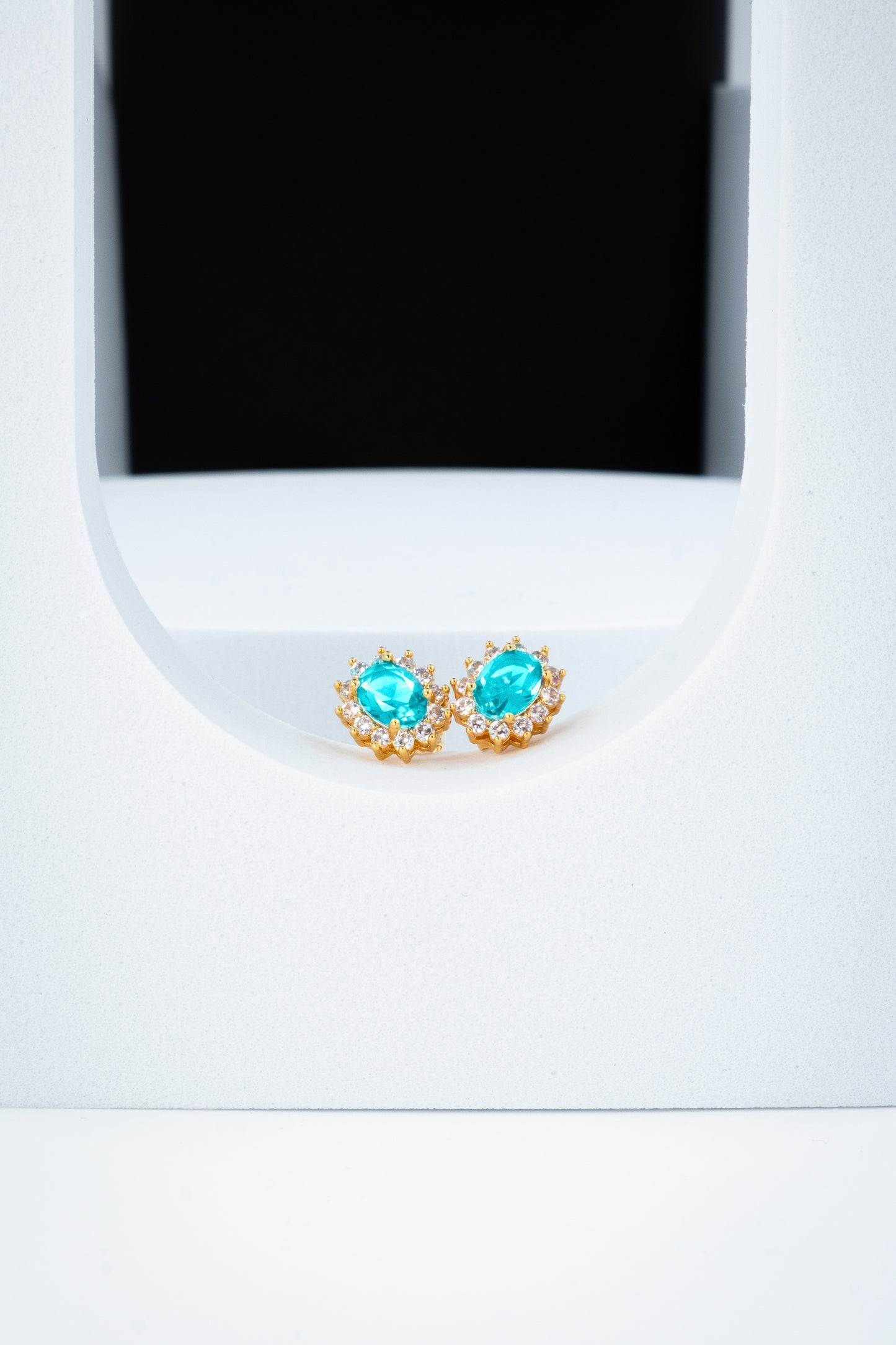 ORECCHINI KATE ORO & AZZURRO