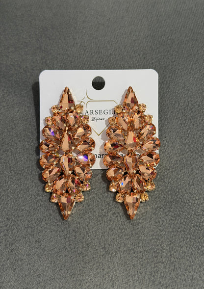ORECCHINI FASHION ROSA ANTICO