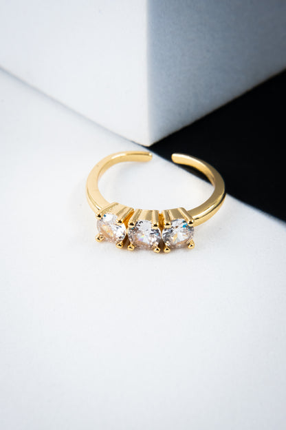 ANELLO TRILOGI ORO 4 MM