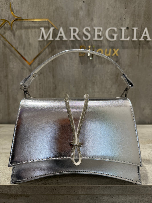 POCHETTE METAL ARGENTO