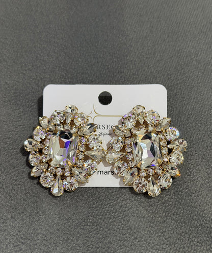ORECCHINI FASHION BIANCO & ORO
