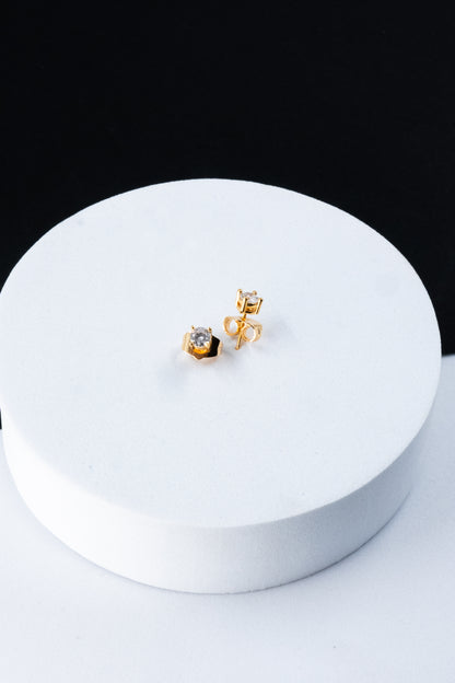 SET ORECCHINI PUNTI LUCE ORO