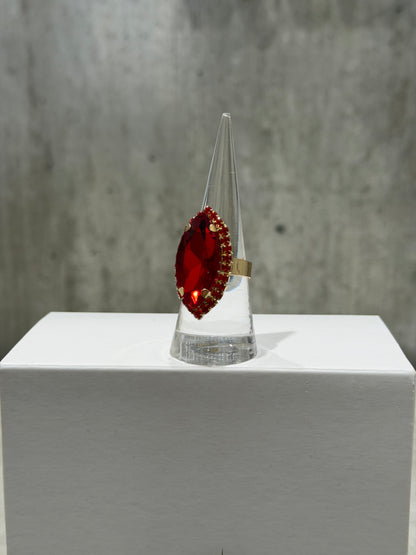ANELLO GOCCIA FASHION ROSSO