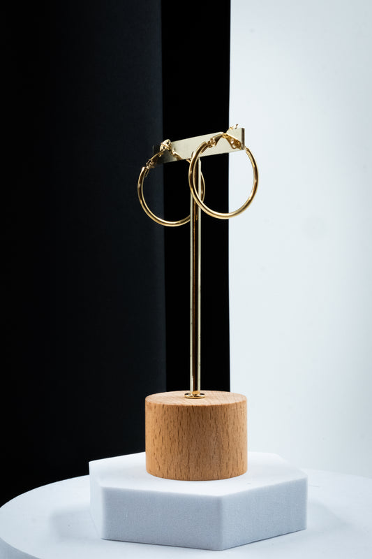 CERCHI SOTTILI ORO 30 mm