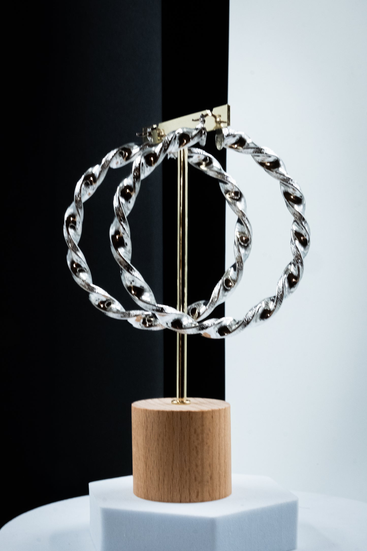 CERCHI TORCHON ARGENTO 80 mm