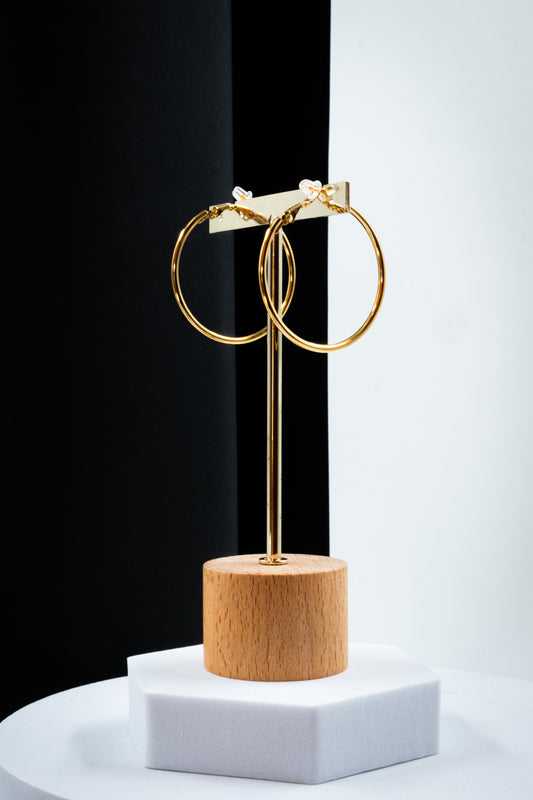 CERCHI SOTTILI ORO 40 mm