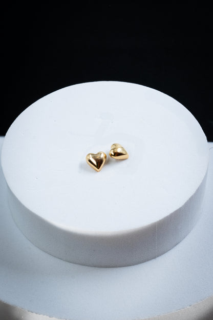 SET ORECCHINI CUORI ORO