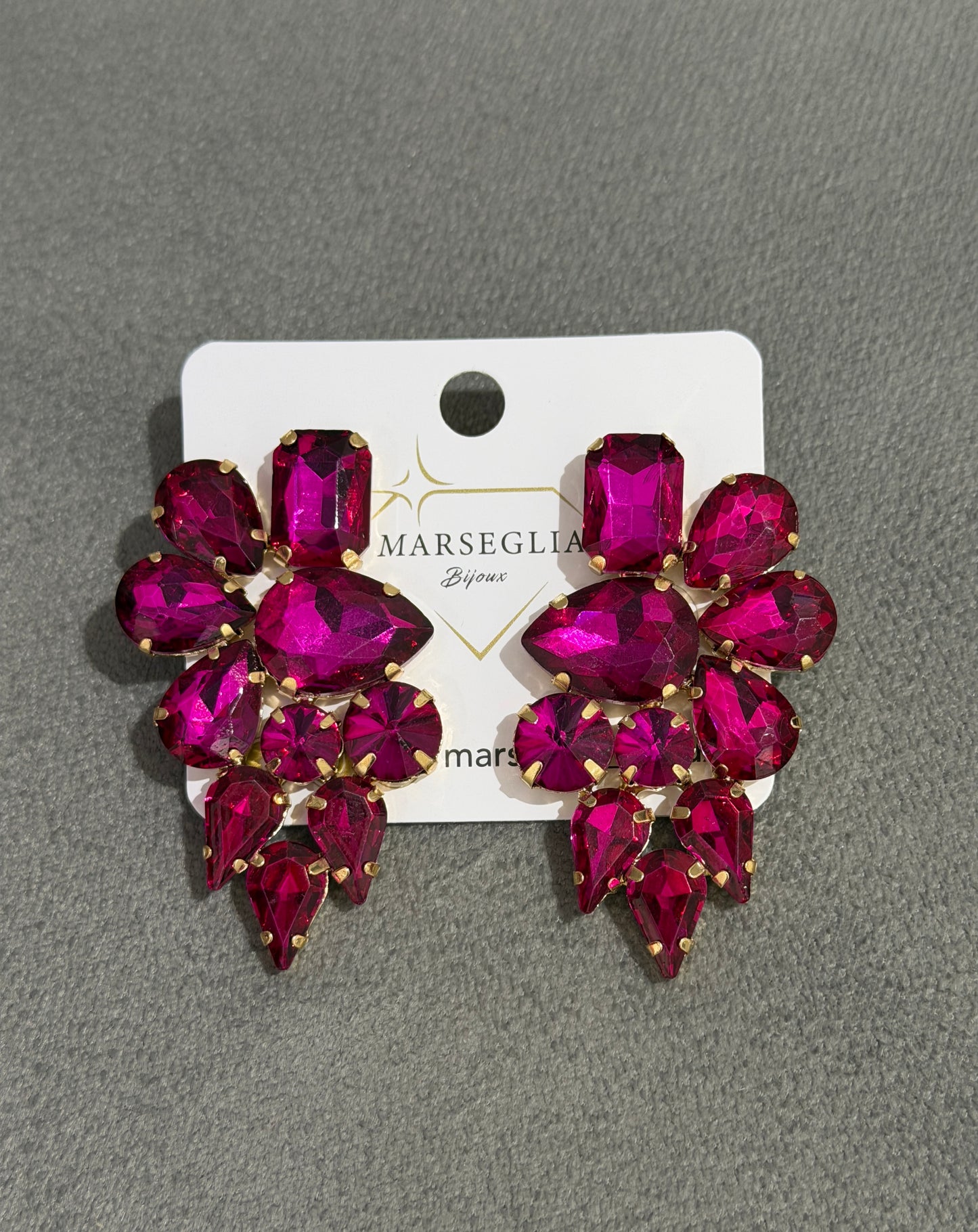 ORECCHINI FASHION FUCSIA
