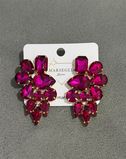 ORECCHINI FASHION FUCSIA