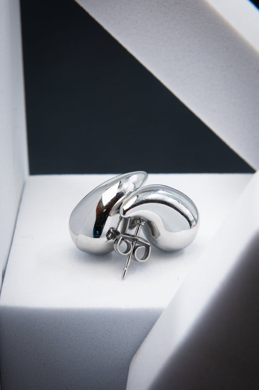 ORECCHINI GOCCIA ARGENTO 2 CM