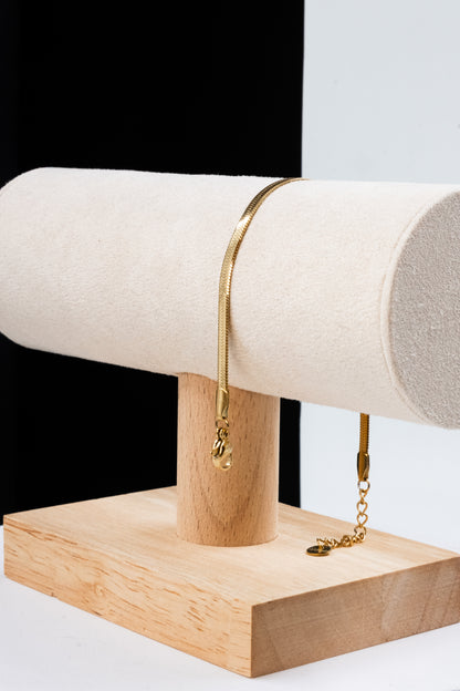 BRACCIALE SNAKE ORO 3 MM