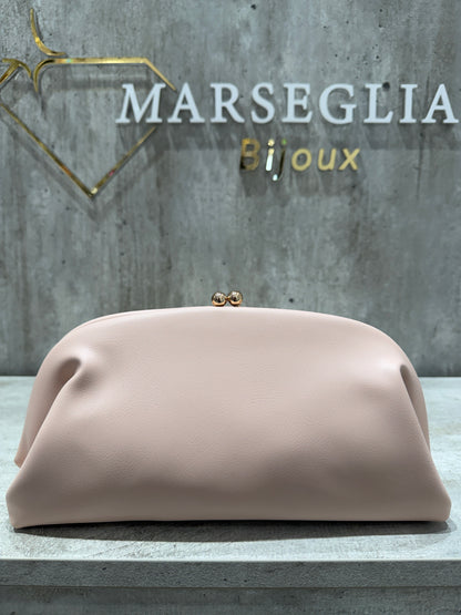 CLUTCH LISCIA NUDE