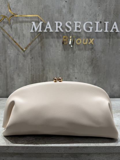 CLUTCH LISCIA BEIGE