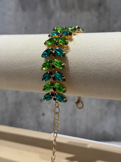 BRACCIALE FASHION VERDE SCURO & VERDE CHIARO
