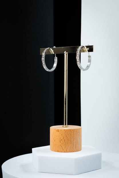 CERCHI DIAMOND ARGENTO 30 mm