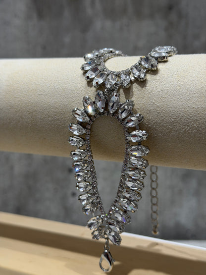 BRACCIALE A FASCIA FASHION ARGENTO