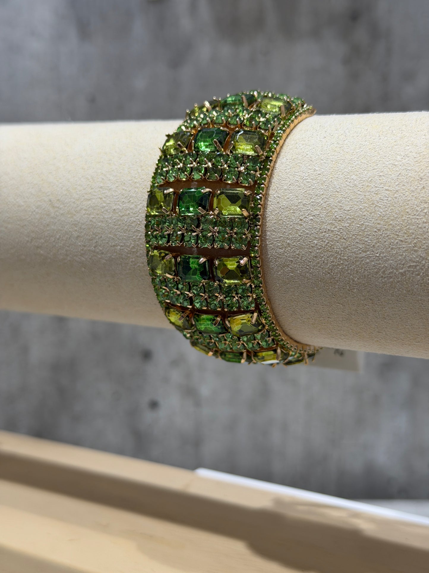 BRACCIALE RIGIDO FASHION VERDE CHIARO & VERDE SCURO