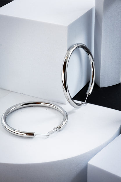 CERCHI A TUBO ARGENTO 60 mm