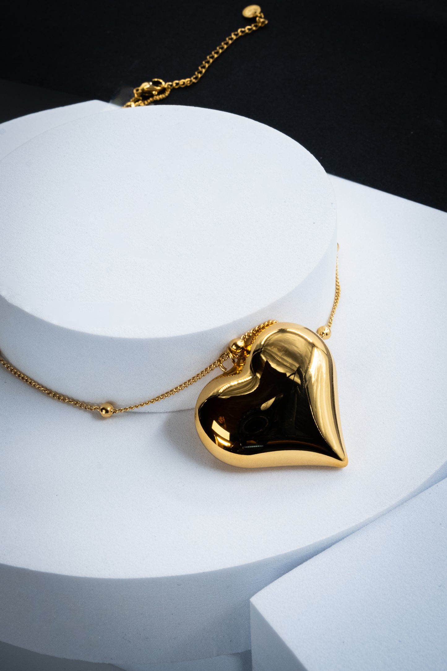 COLLANA CUORE GRANDE ORO