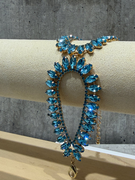 BRACCIALE A FASCIA FASHION TURCHESE
