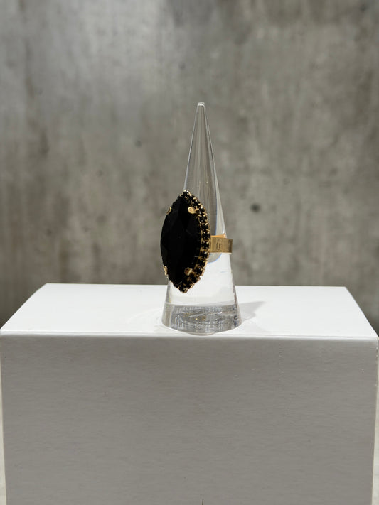 ANELLO GOCCIA FASHION NERO