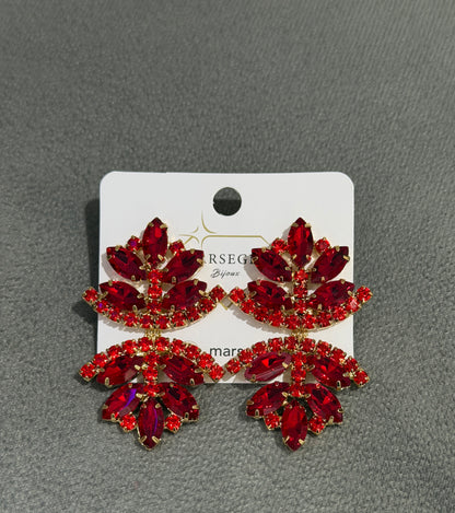 ORECCHINI FASHION ROSSO