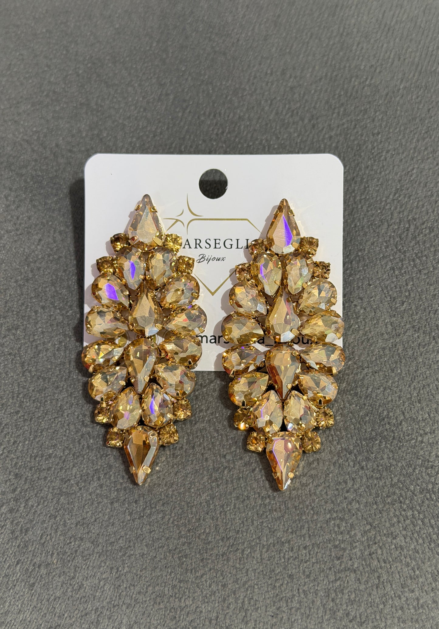 ORECCHINI FASHION CHAMPAGNE