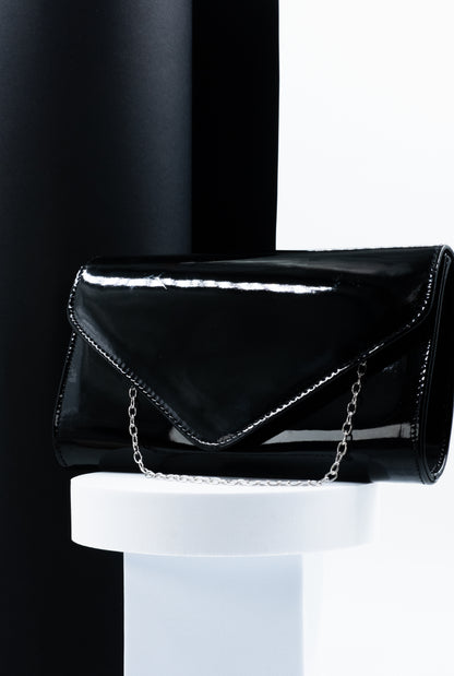 POCHETTE IN VERNICE NERA