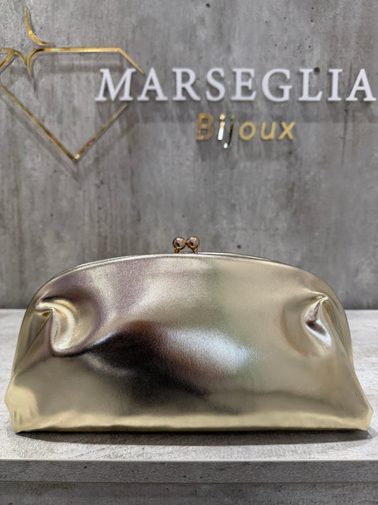 CLUTCH LISCIA ORO
