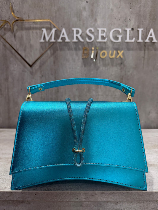 POCHETTE METAL TURCHESE
