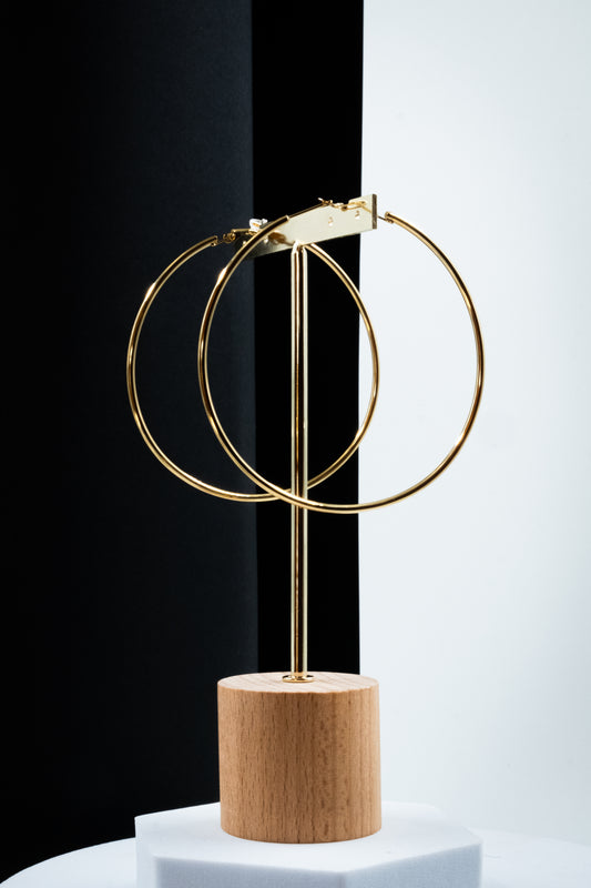 CERCHI SOTTILI ORO 70 mm