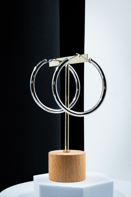 CERCHI A TUBO ARGENTO 60 mm