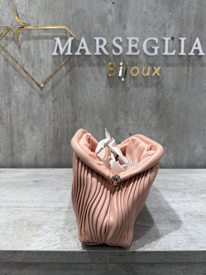 CLUTCH PLISSE NUDE