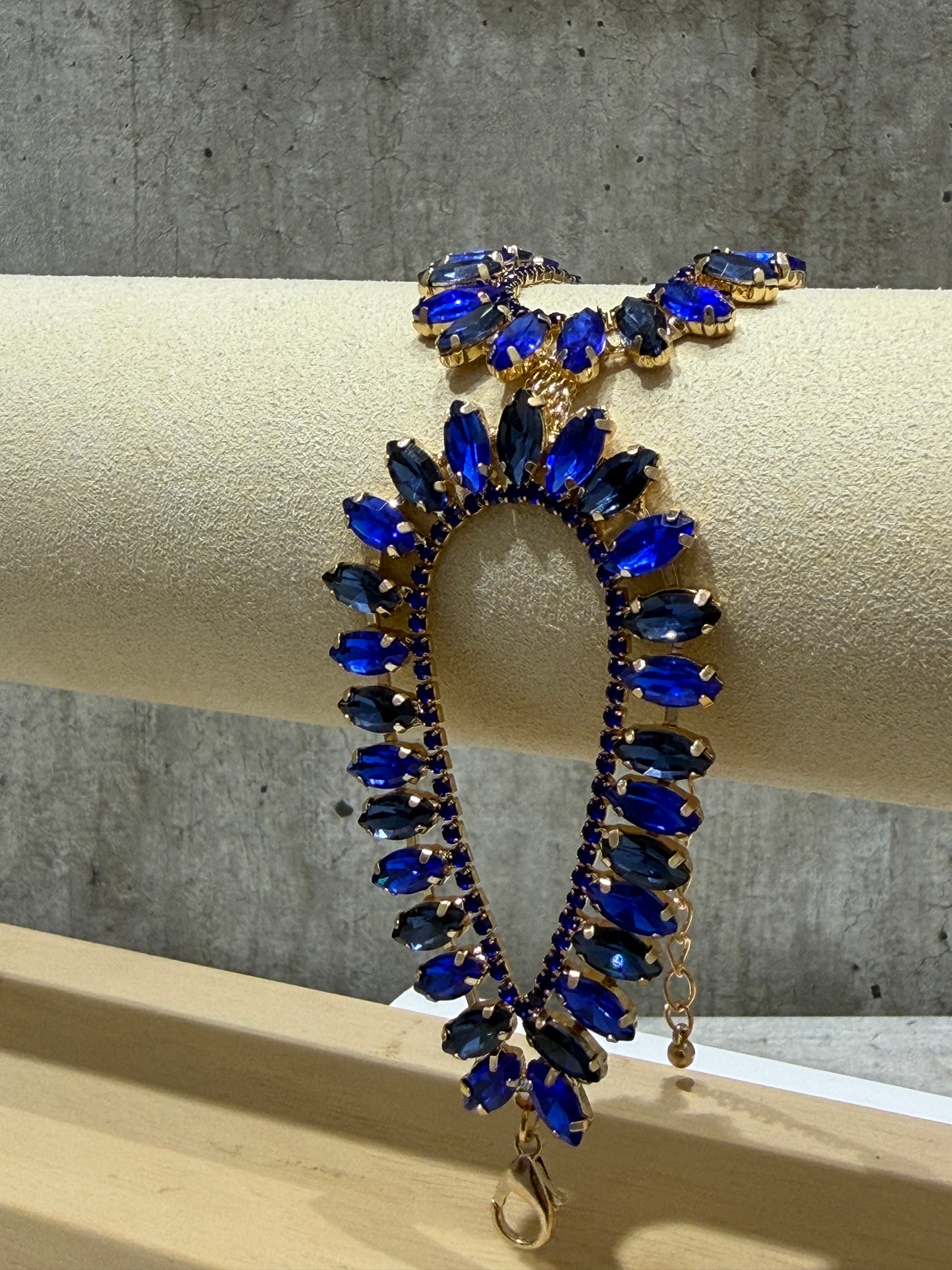 BRACCIALE A FASCIA FASHION BLU ELETTRICO & BLU NOTTE