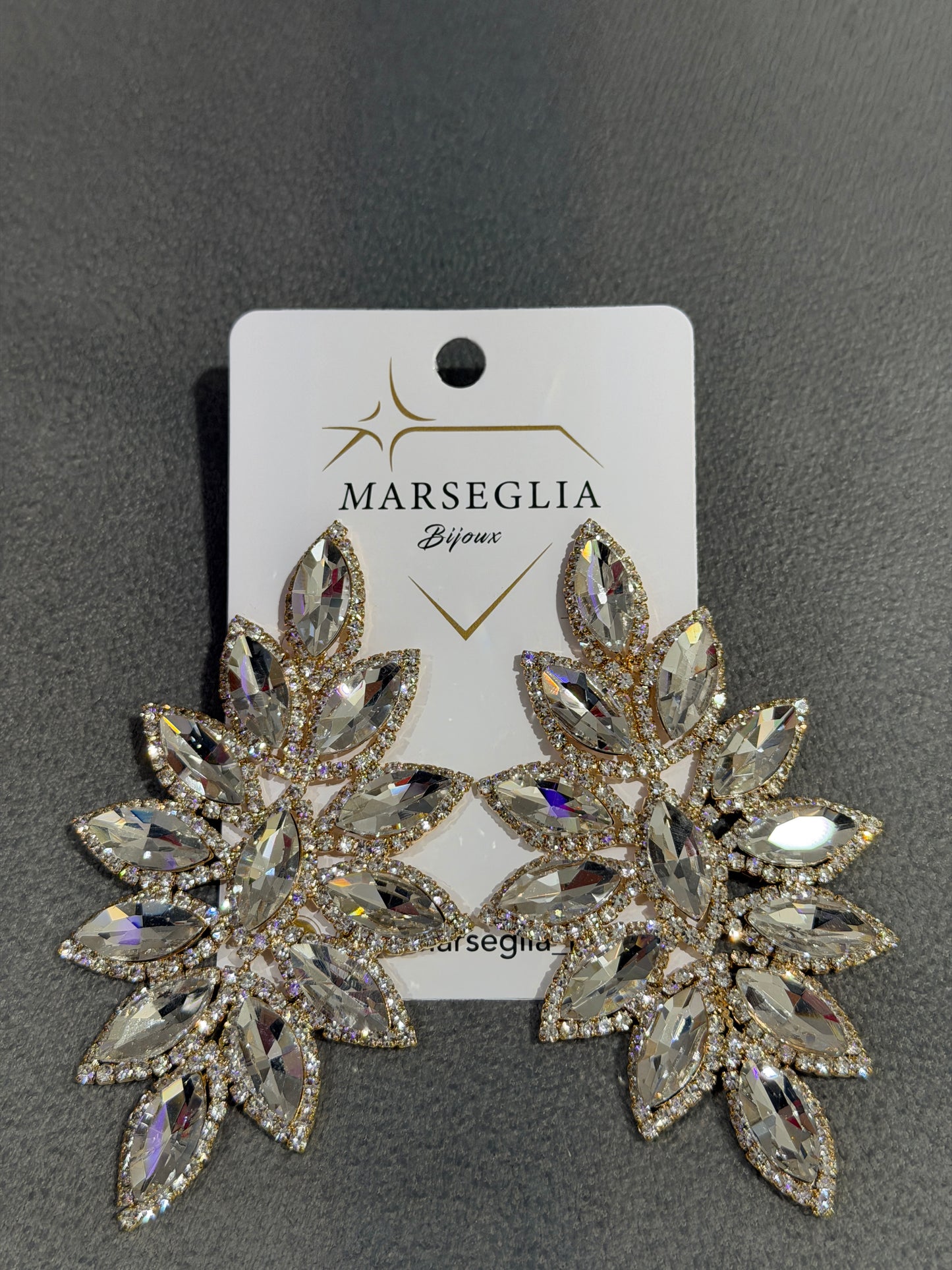 ORECCHINI FASHION BIANCO & ORO