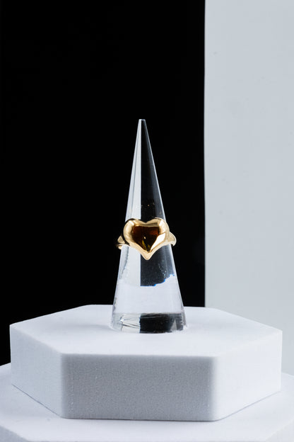 ANELLO CUORE ORO