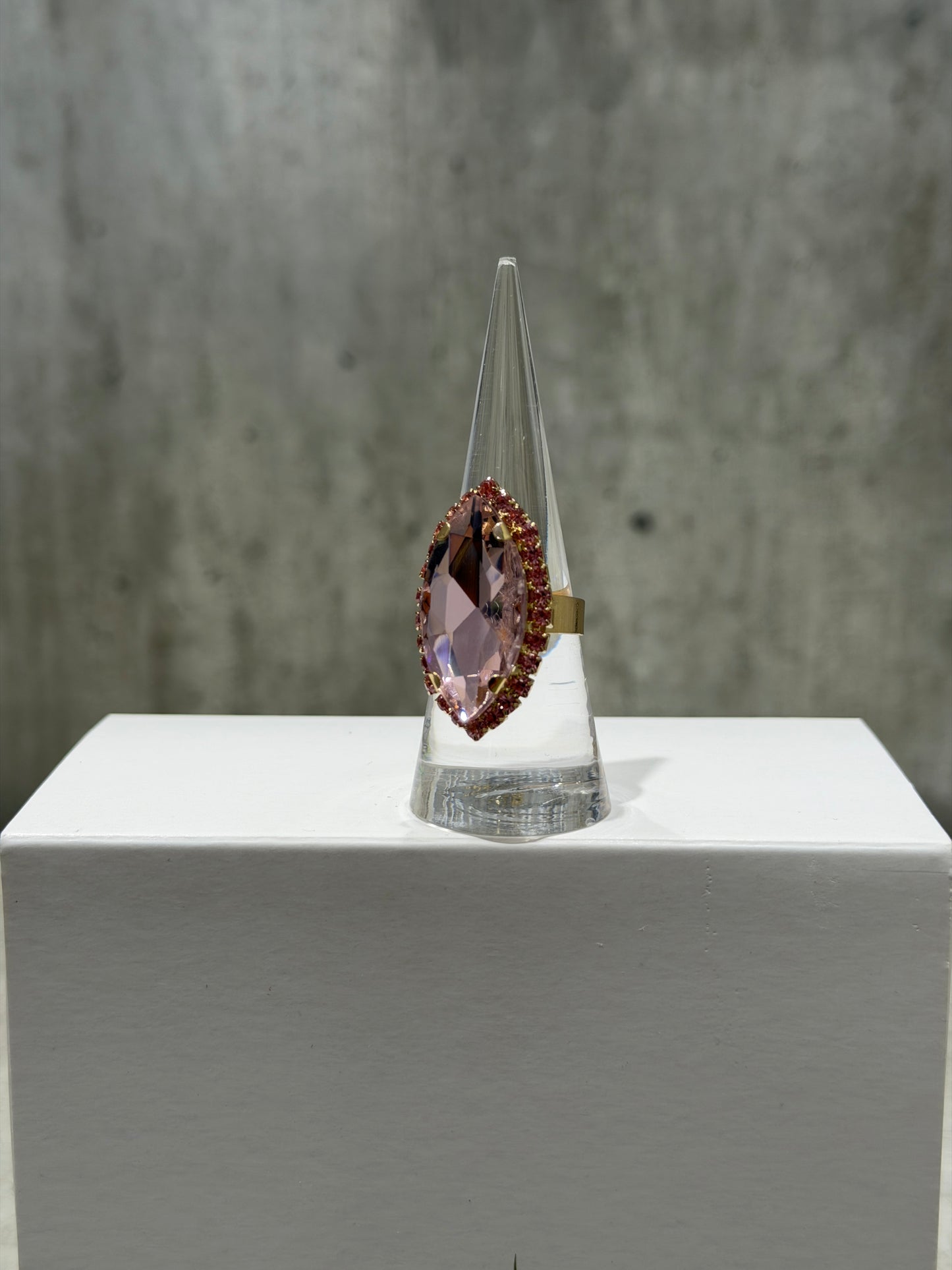 ANELLO GOCCIA FASHION ROSA